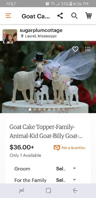 Did you choose to use a cake topper? 5