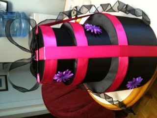 DIY Wedding Card Box Completed*pics