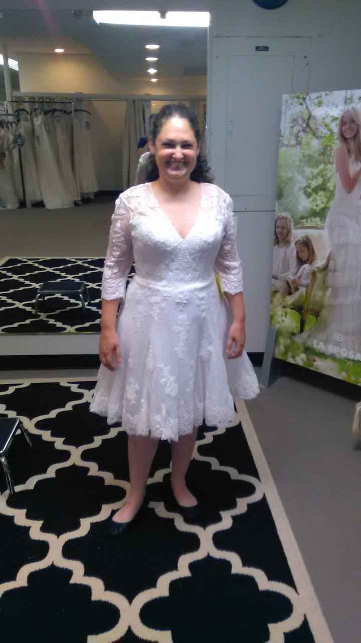 Show me your short wedding dresses! - 1