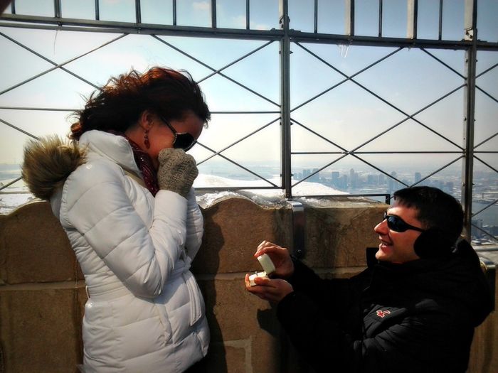 How did he/she pop the question?