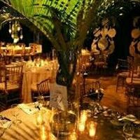 Food and decor for a Tropical themed wedding!