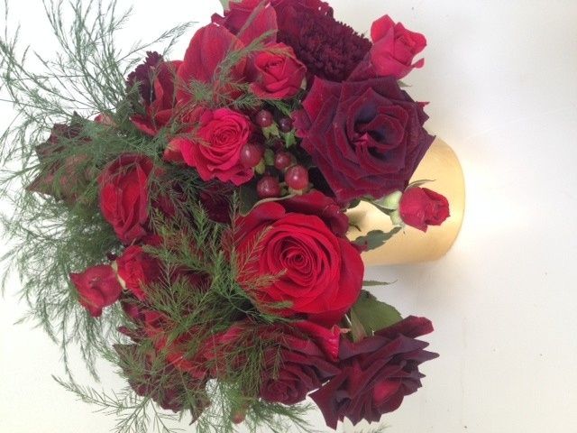 Today we got our marriage license, AND saw sample centerpieces! (pic enclosed)