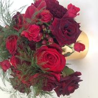 Today we got our marriage license, AND saw sample centerpieces! (pic enclosed)