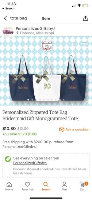 Best place to buy monogrammed bags? - 1