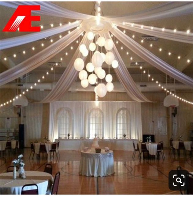 How to make an ugly banquet hall pretty?? 8