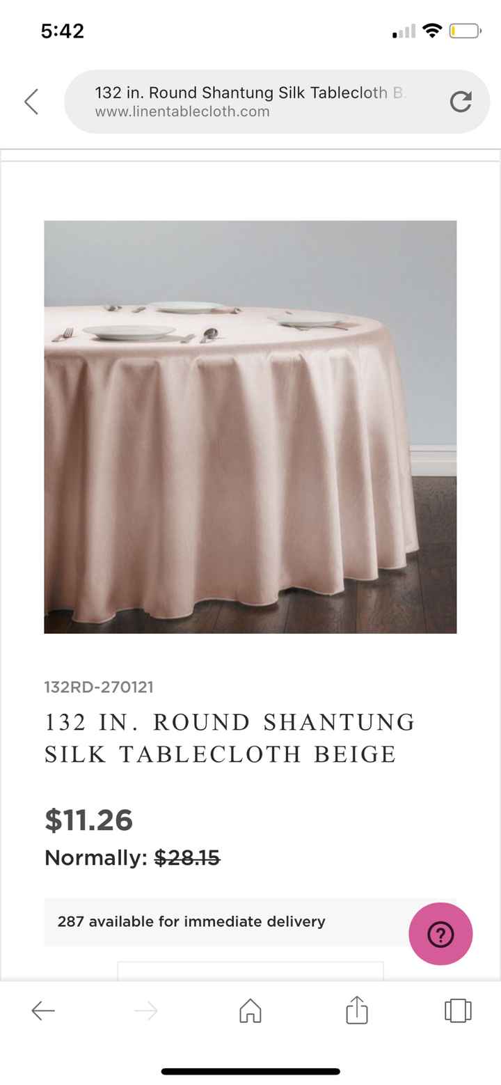 Where can i find tablecloth color? - 1