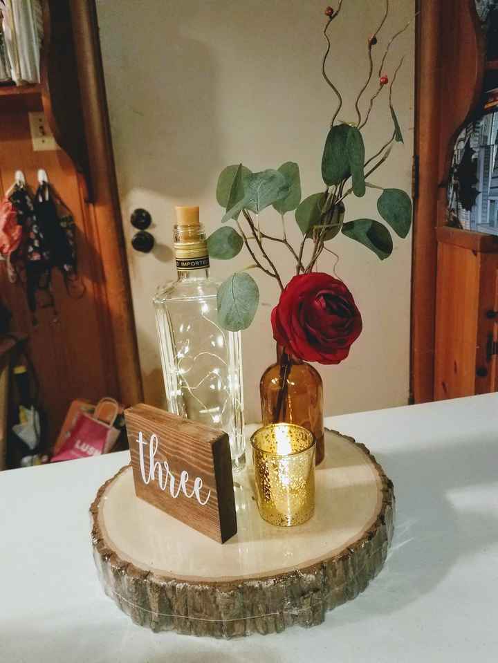 My centerpieces! Does this look good? - 1
