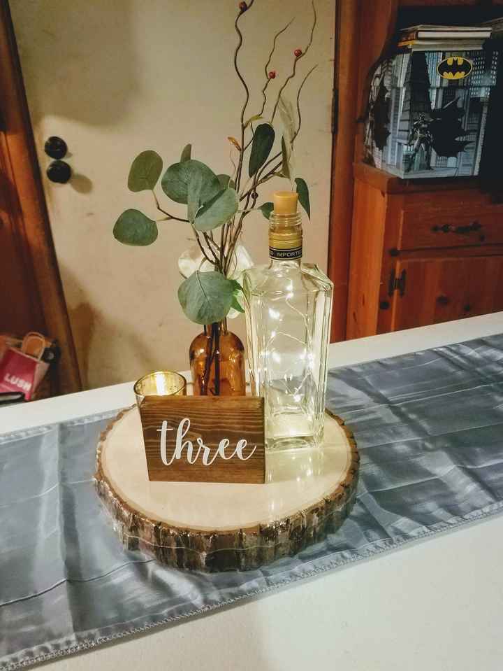 My centerpieces! Does this look good? - 3