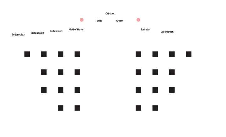 Ceremony chair setup - Does this look good? - 1