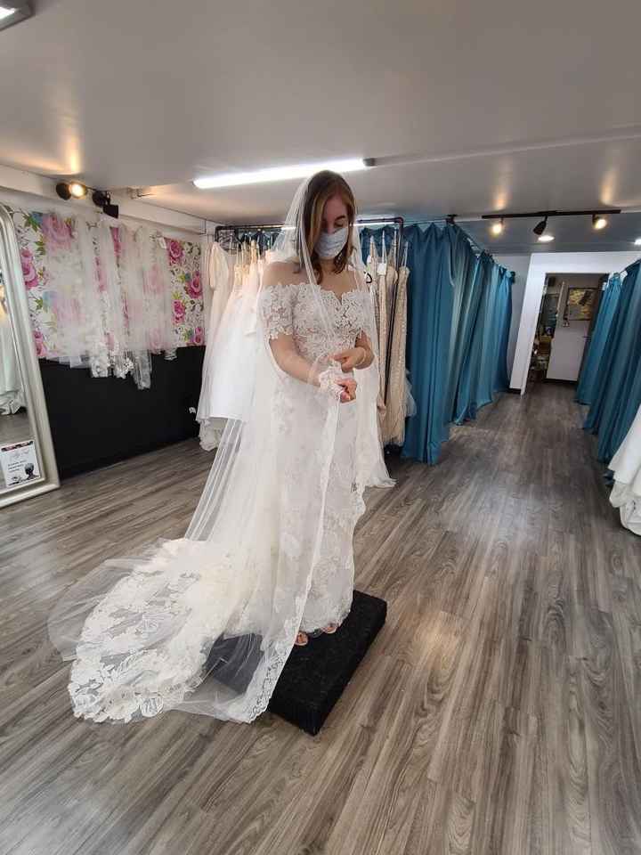 Picked up my dress and veil today! - 1