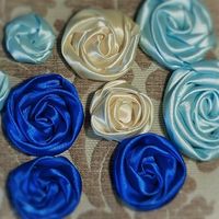 Satin/Brooch Bouquet - Foam bases so small!!!