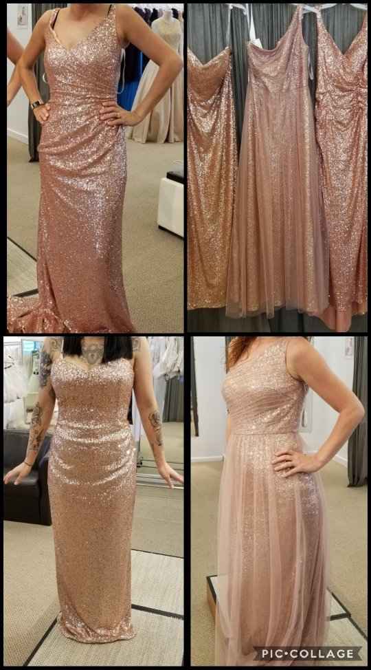 Rose Gold Bridesmaids - 1