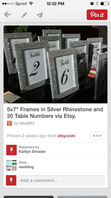Table Number Inspiration?