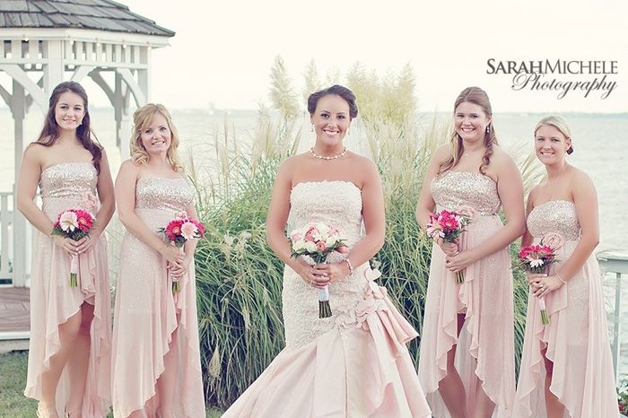 Sparkly bridesmaid dresses?