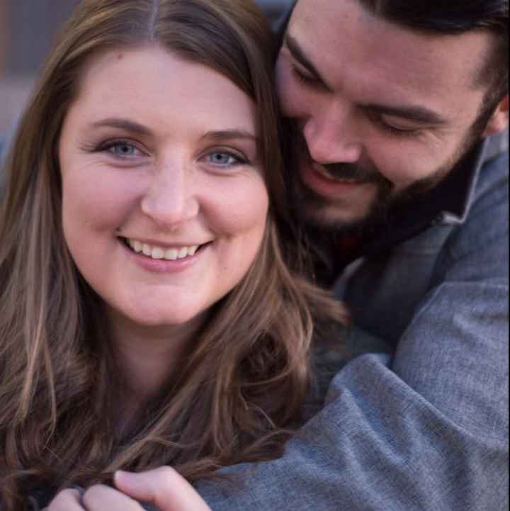 Sneak Peek for our engagement photos - what do you think? WARNING: ADORABLE BULLDOG INCLUDED