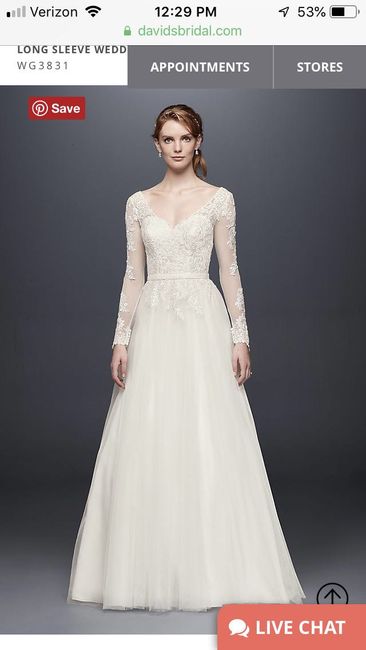 i want to see your long-sleeved wedding dresses! - 1