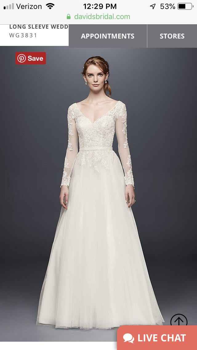 i want to see your long-sleeved wedding dresses! - 1