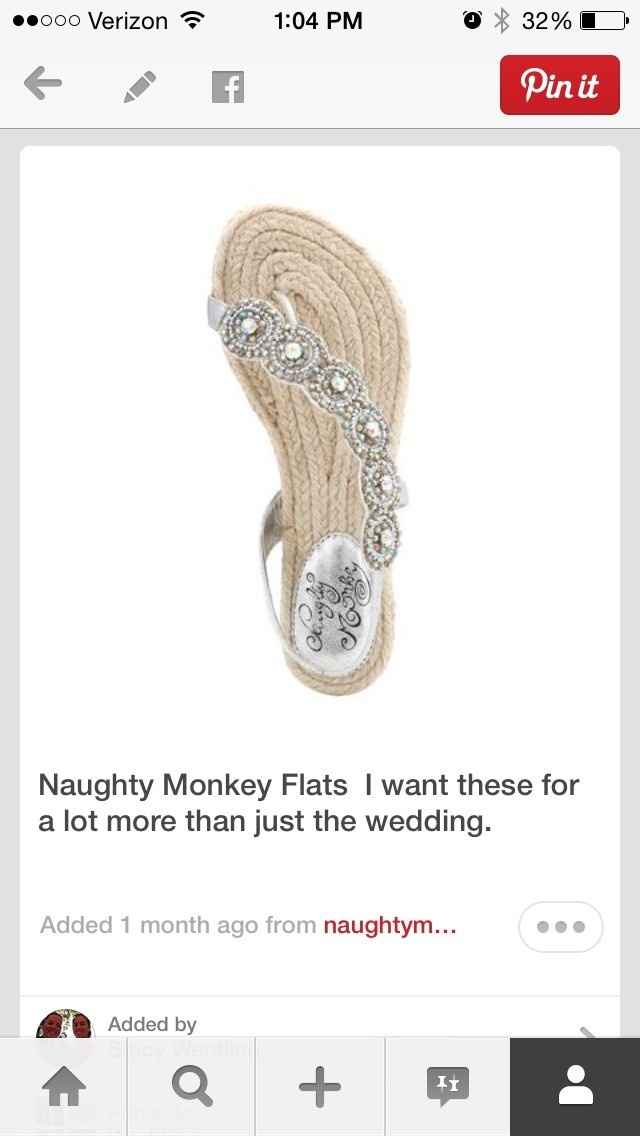 Outside wedding...flats....any other options?