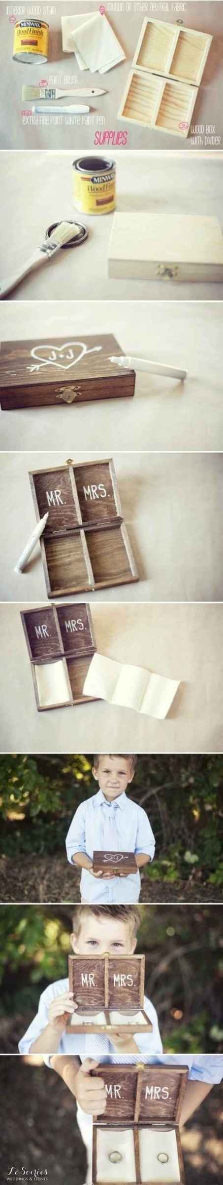 Show Me Your Ring Bearer Pillows/Boxes