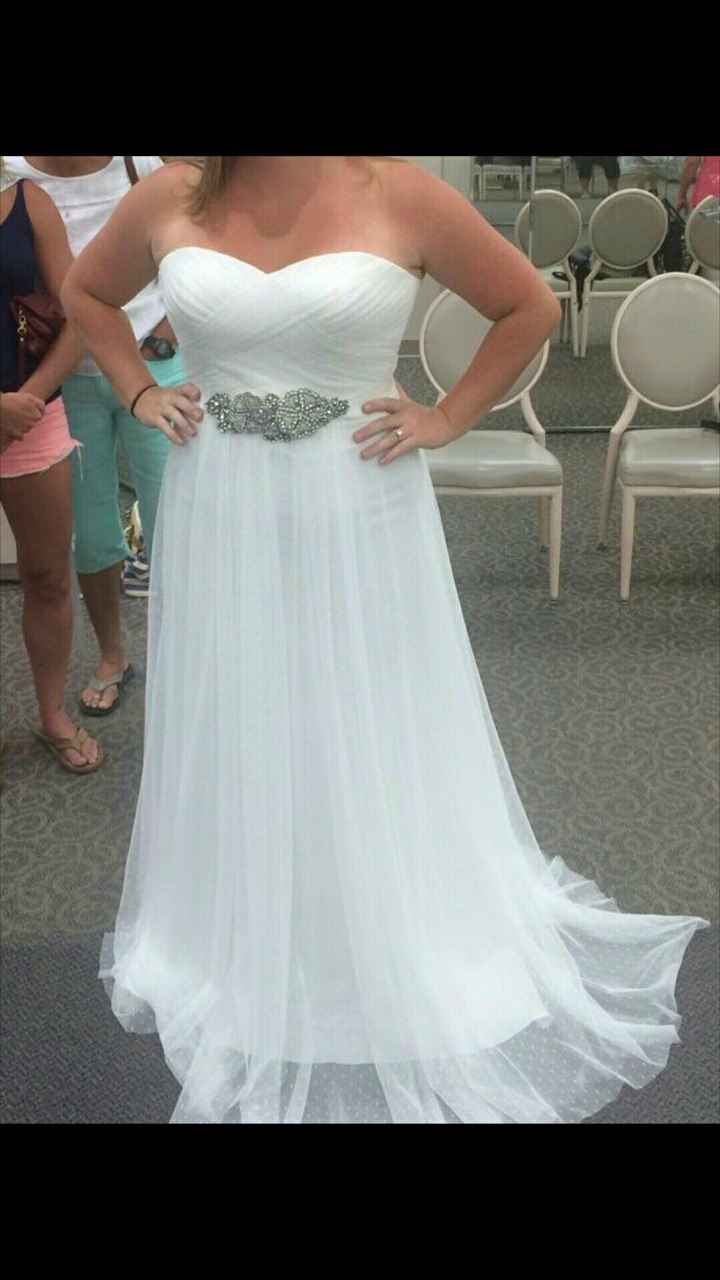 Show off your dress!!