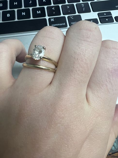 Show me your "plain" wedding bands! 💍 2