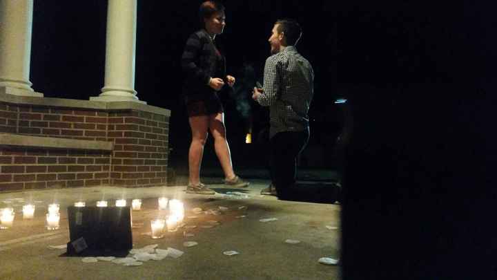 Was your proposal caught on camera? Share your proposal pic! - 1