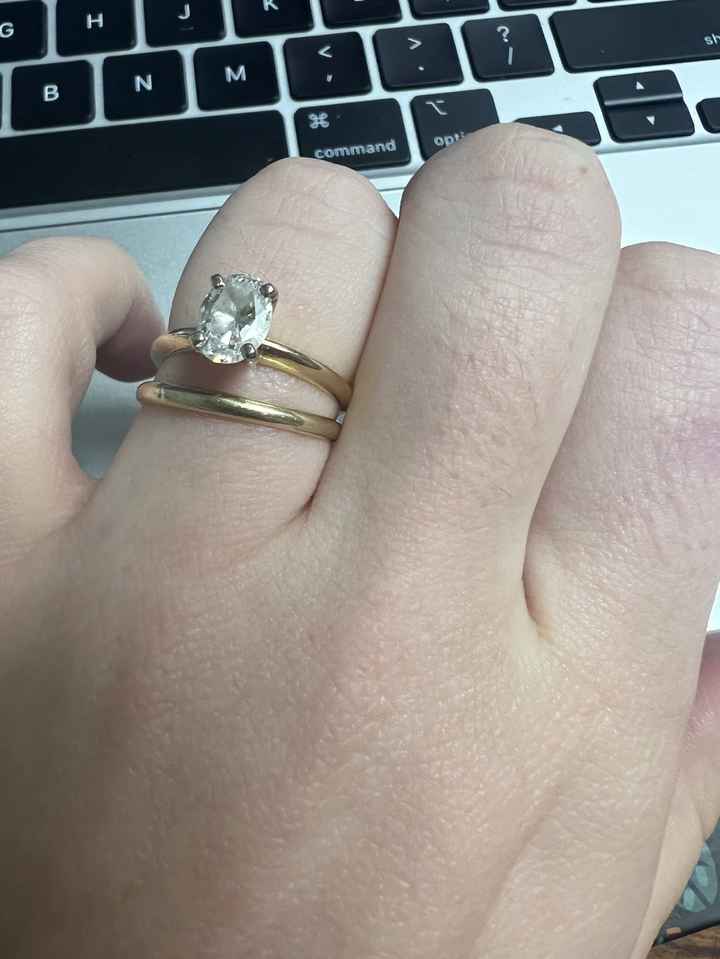 Show me your "plain" wedding bands! 💍 - 1