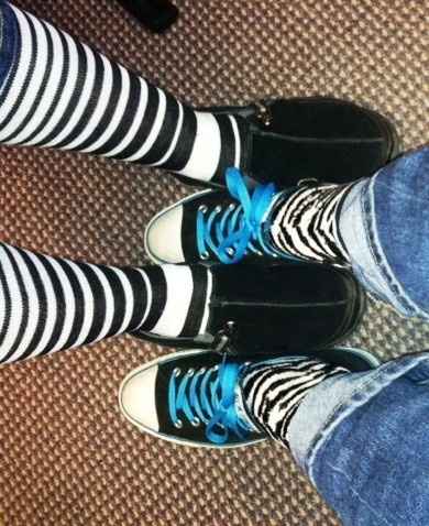 What color are your socks?