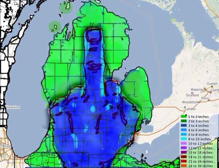 I've jumped on the weather forecast bandwagon!