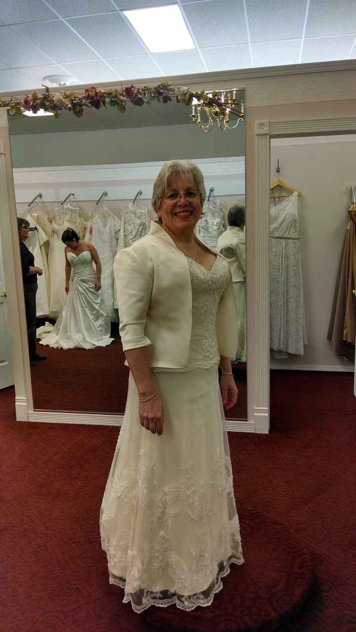 Final dress fitting a success!