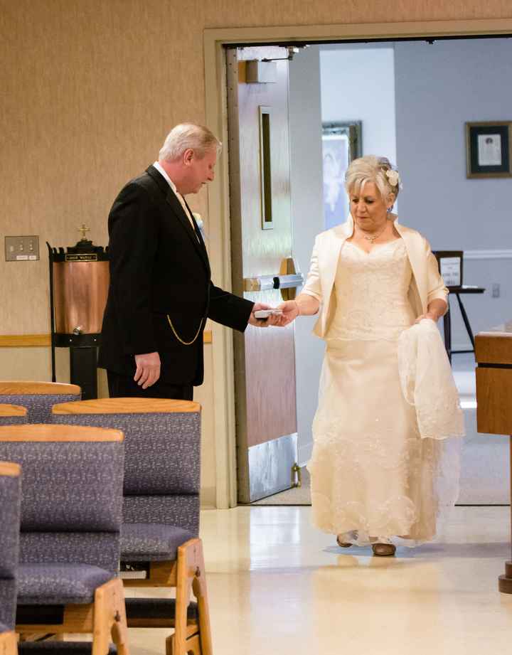 Wedding day snot, boogers, you get the picture