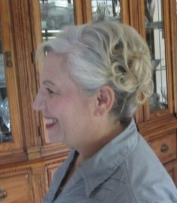 out with the updo!