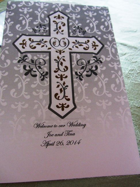 too soon to print the programs? ***updated with pics in comments***
