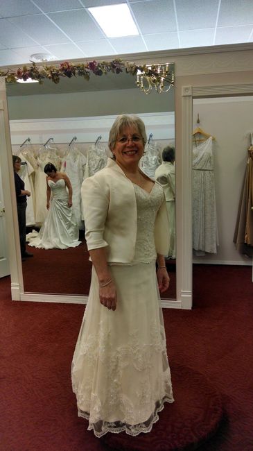 Final dress fitting a success!