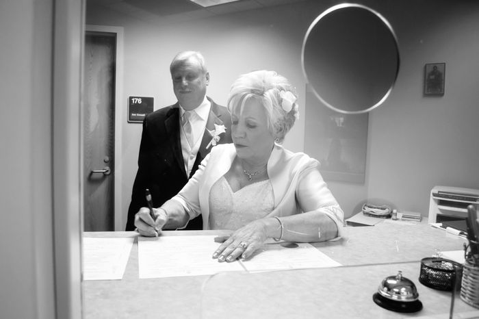 actually signing the License? Married ladies when did you do that?