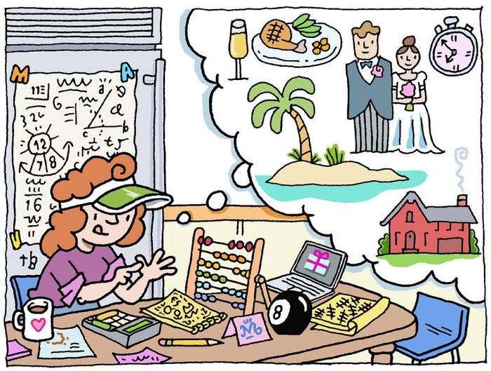 Cash and cards at wedding reception
