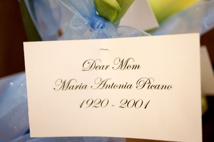 honoring mother of groom
