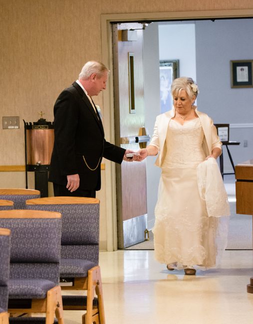 Wedding day snot, boogers, you get the picture