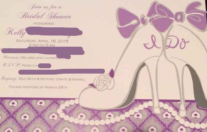 Bridal Shower Invites!