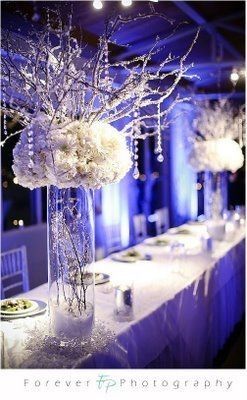 Table Ideas - Winter Wedding