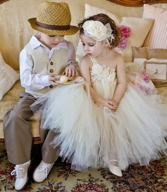 We asked our "niece" to be our flower girl...