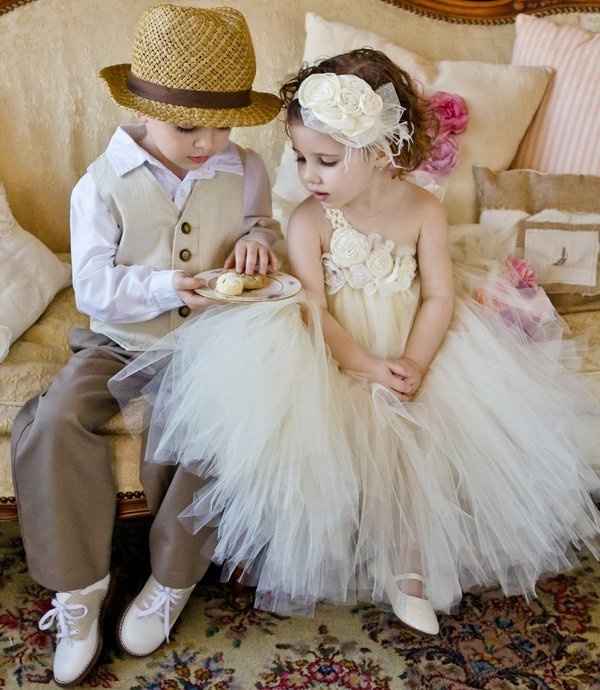 We asked our "niece" to be our flower girl...