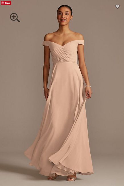 Bridal Sand Color Bridesmaid Dress ...