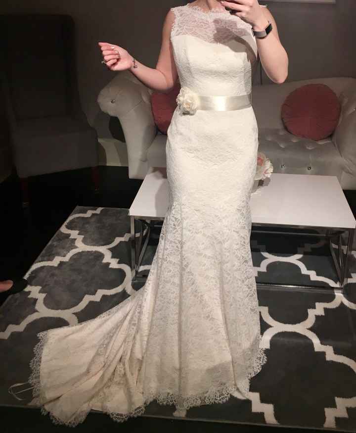 Picked up my dress!