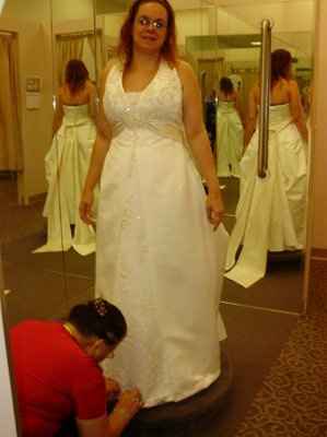 dress fitting today.....