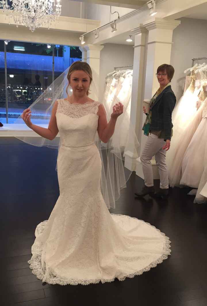 Let me see what you're wearing on your wedding day