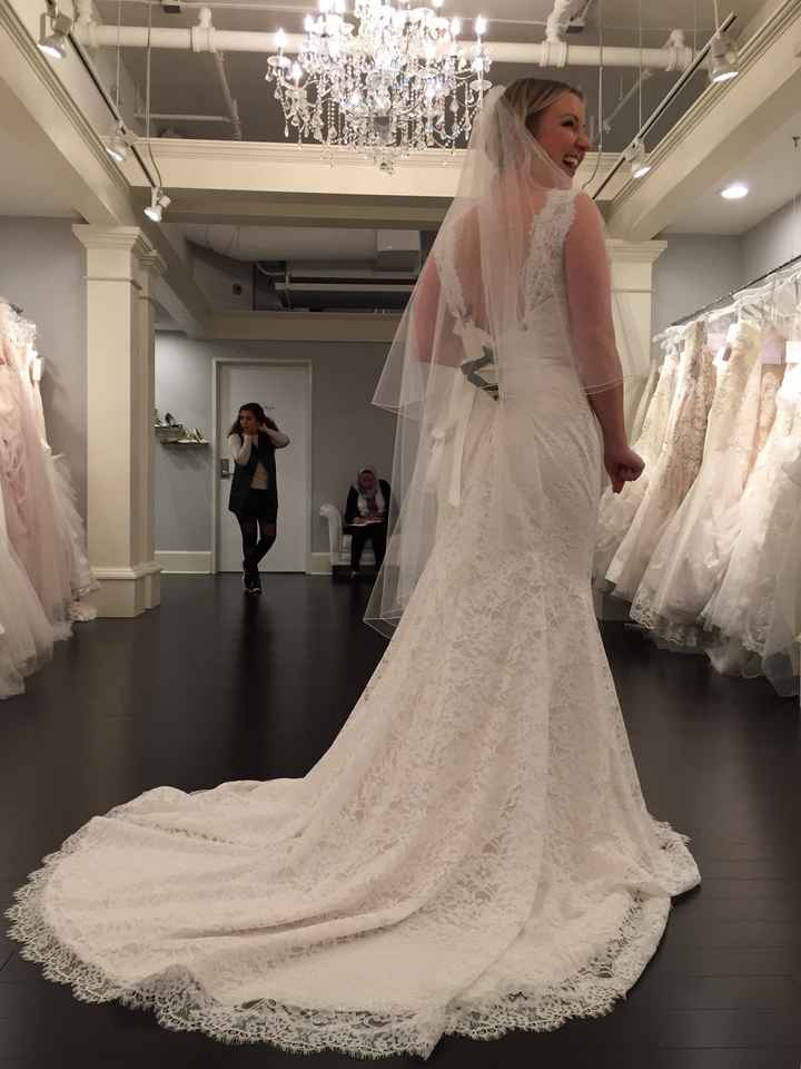 Let me see what you're wearing on your wedding day