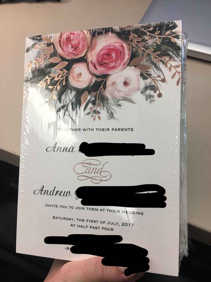 Let me see your invitations