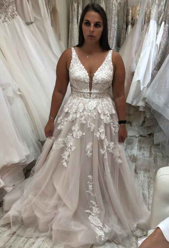 Blush/ivory gown- what color for bridesmaids? - 1