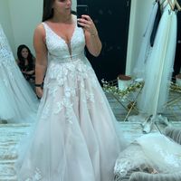 Blush/ivory gown- what color for bridesmaids? - 2